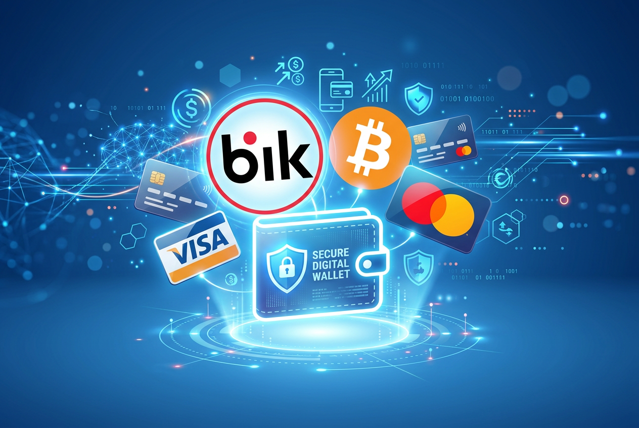 Wizualizacja nowoczesnych metod płatności w kasynie online w tym BLIK i kryptowaluty