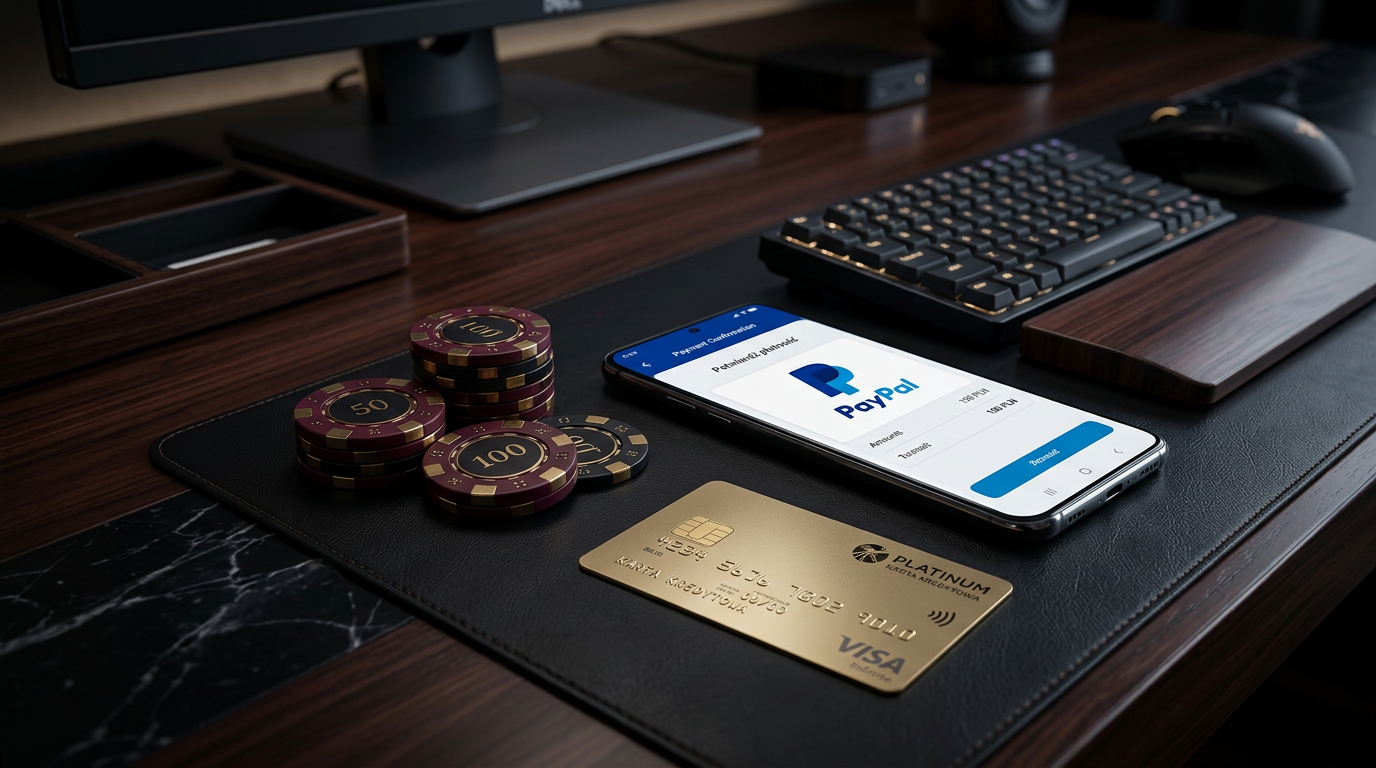 Luksusowe stanowisko do gry z telefonem i bezpiecznymi płatnościami PayPal