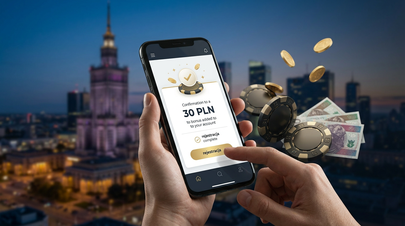 30 zł za rejestrację bez depozytu 2026: Ranking i Bonusy